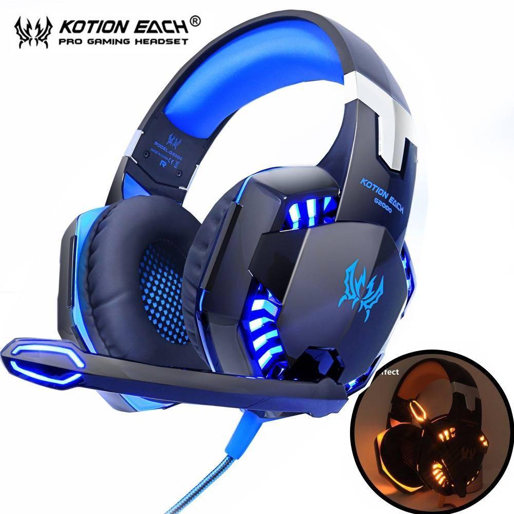 Gaming Headphones Deep Bass Stereo Wired with back lit for PS4 phone PC Laptop