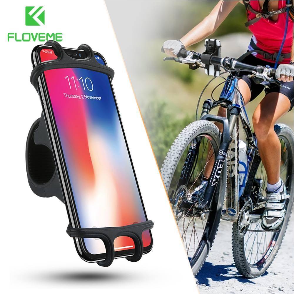 Bicycle Phone Holder For iPhone Samsung Universal Mobile Cell Phone Holder Bike Handlebar Clip Stand GPS Mount Bracket