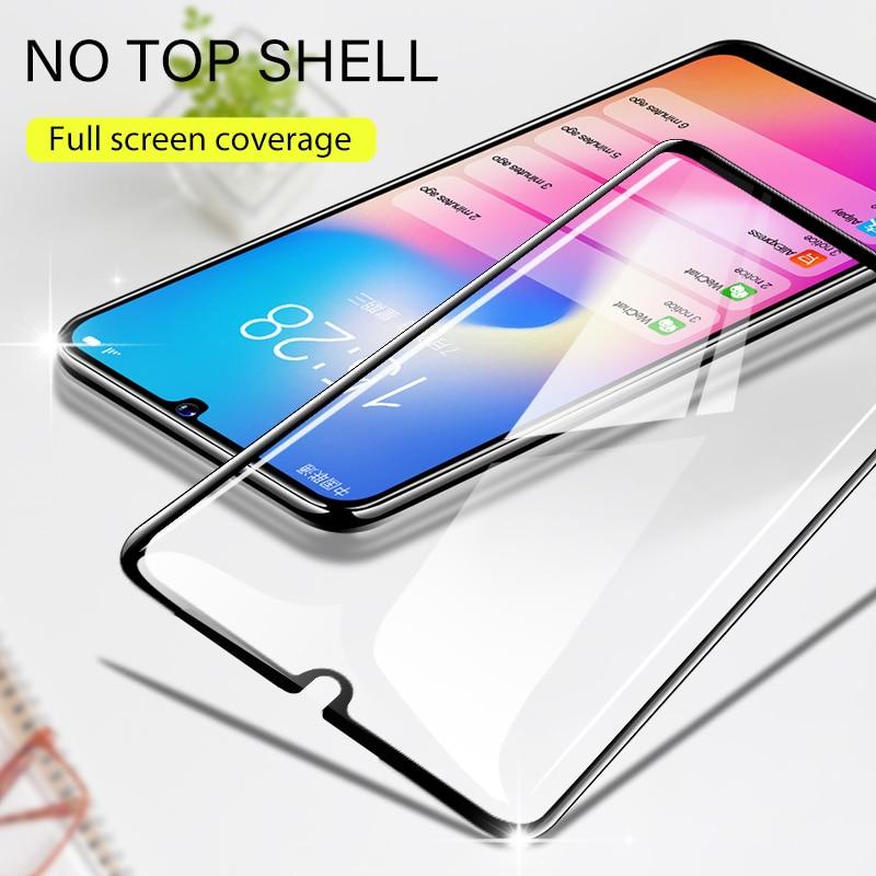 KEYSION Full glue Tempered Glass for Samsung Galaxy A50 A70 A40 A30 A20 A10 Screen Protective Film for Samsung A50s A30s M20 A80