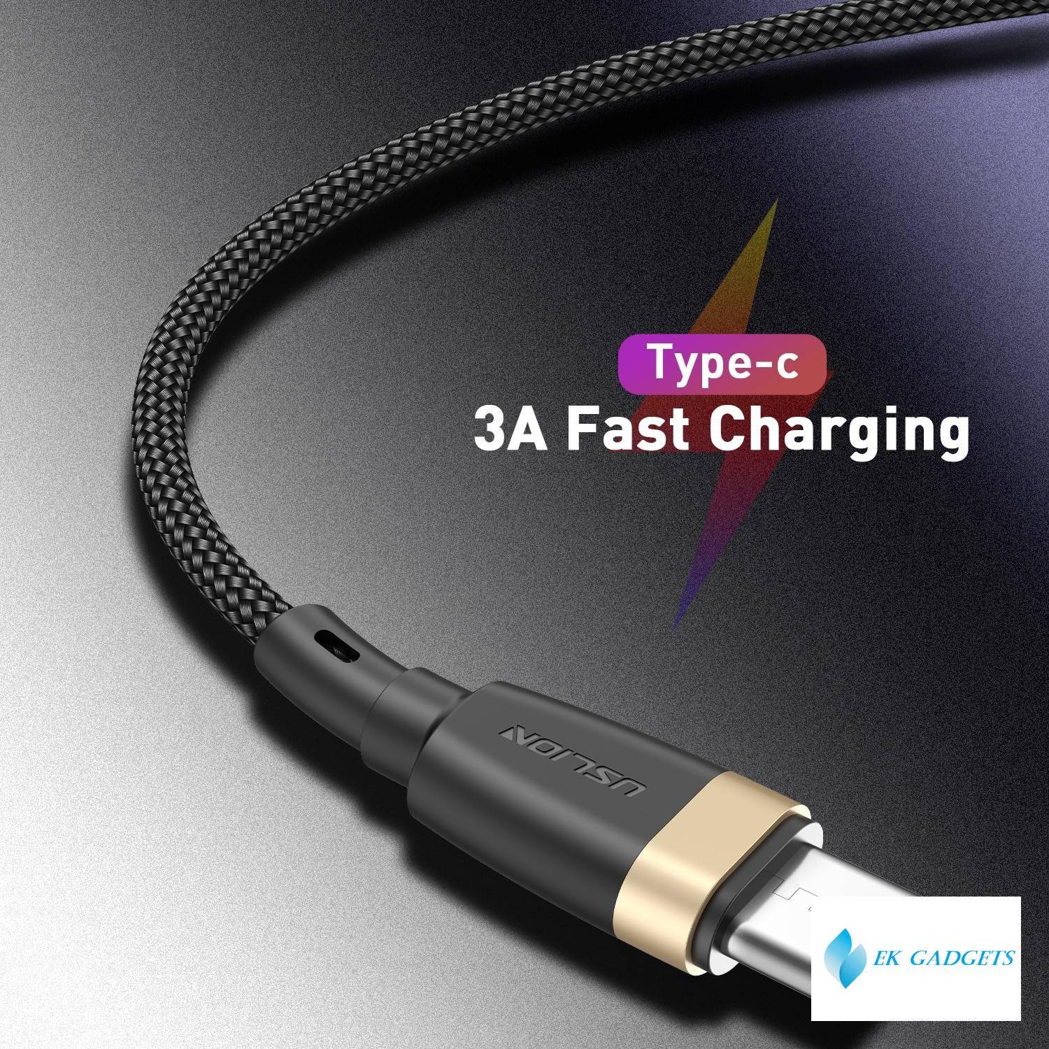 USB Type C Cable for Samsung S10 S9 S8 3A Fast Charging Type-C Phone Charge Wire USB C Cable for Xiaomi mi9 Redmi note 7