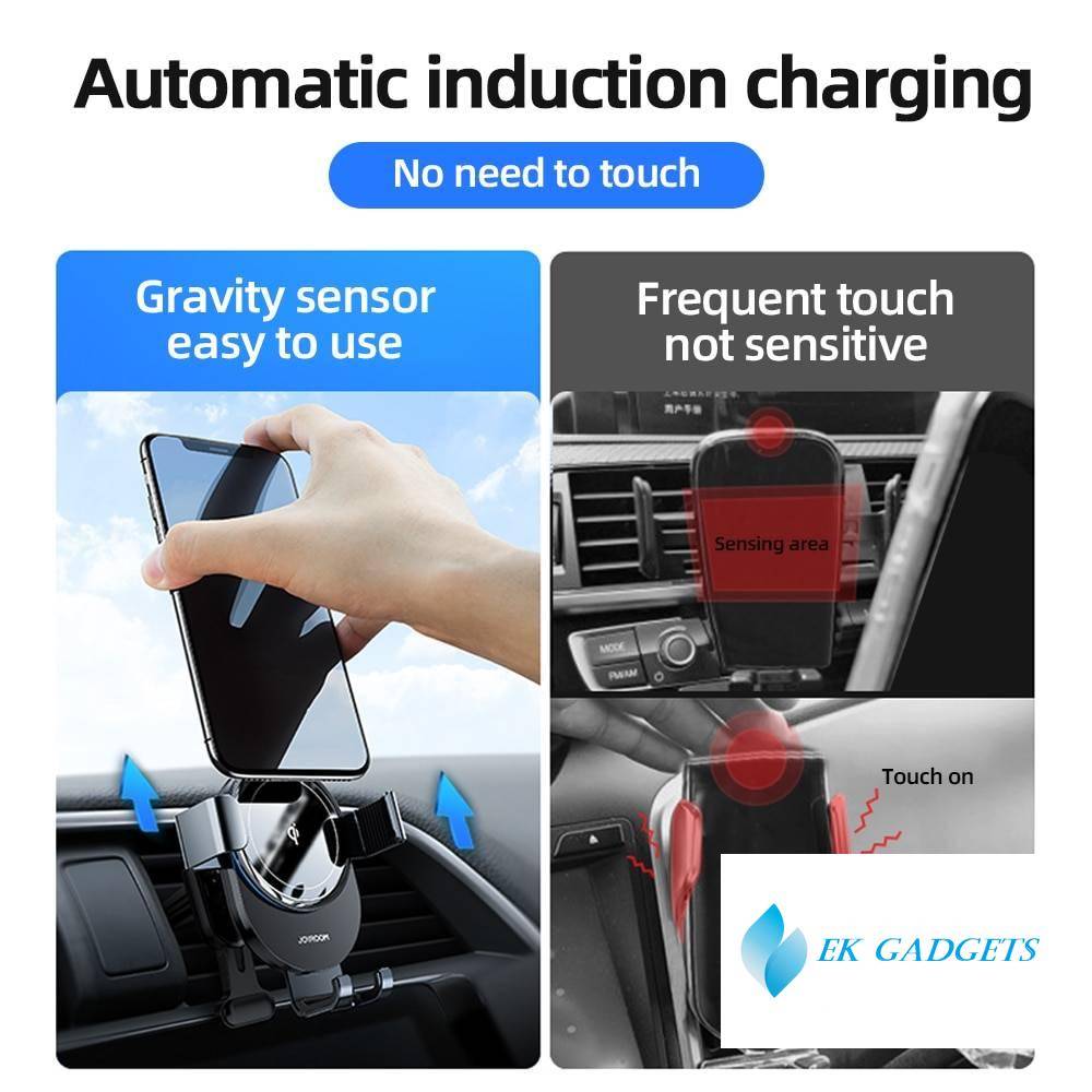 Car Phone Holder wireless charger 15W Qi Wireless Charger Car Mount Intelligent Infrared for Air Vent Mount For iPhone