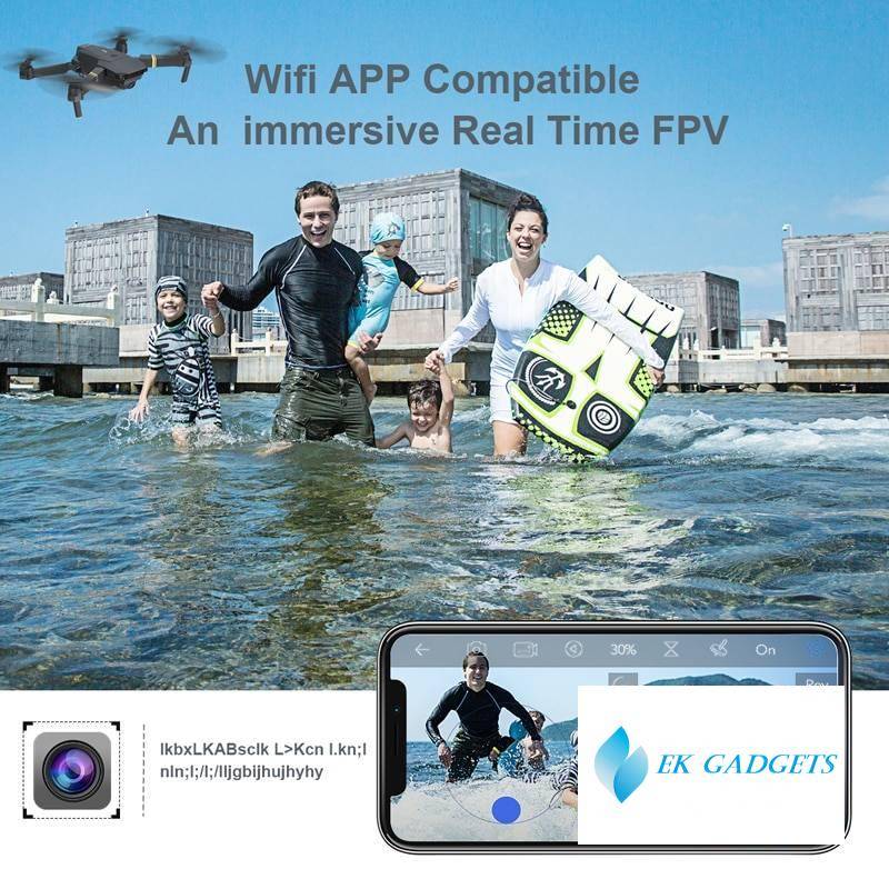 Eachine E58 WIFI FPV With Wide Angle HD 1080P/720P/480P Camera Hight Hold Mode Foldable Arm RC Quadcopter Drone X Pro RTF Dron