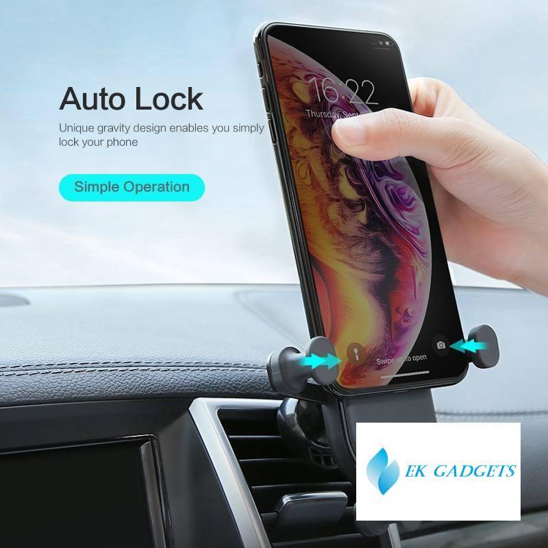 Gravity Car Phone Holder For iPhone X XS Max XR Air Vent Mount Car Holder For Samsung S9 OPPO Phone Stand Telefon Tutucu