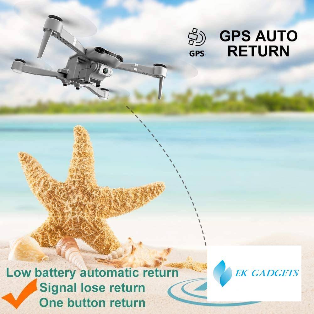 drone GPS 4K 5G WiFi live video FPV 4K/1080P HD Wide Angle Camera Foldable Altitude Hold Durable RC Drone